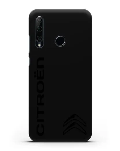 Чехол с надписью Citroen и логотипом силиконовый для Honor 20e