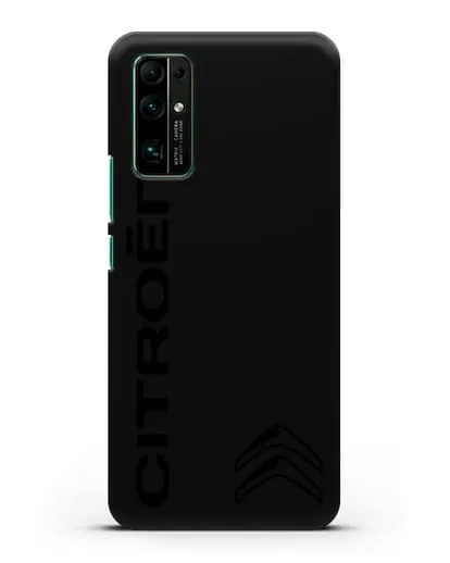 Чехол с надписью Citroen и логотипом силиконовый для Honor 30