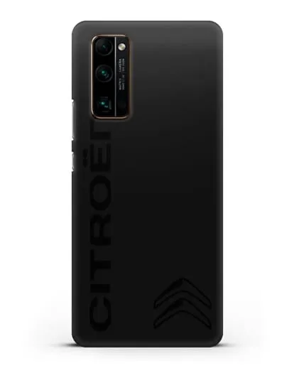 Чехол с надписью Citroen и логотипом силиконовый для Honor 30 Pro Plus
