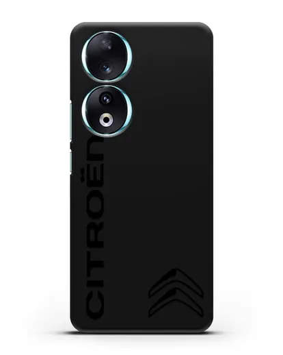 Чехол с надписью Citroen и логотипом силиконовый для Honor 90