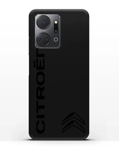 Чехол с надписью Citroen и логотипом силиконовый для Honor X7a