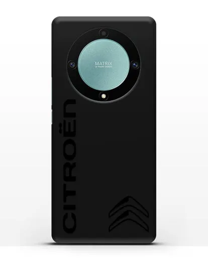 Чехол с надписью Citroen и логотипом силиконовый для Honor X9a