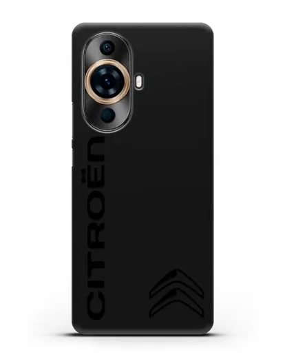 Чехол с надписью Citroen и логотипом силиконовый для Huawei Nova 11 Pro
