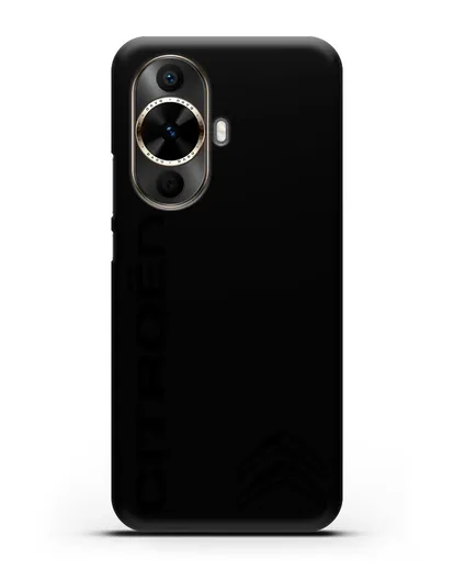 Чехол с надписью Citroen и логотипом силиконовый для Huawei Nova 12s
