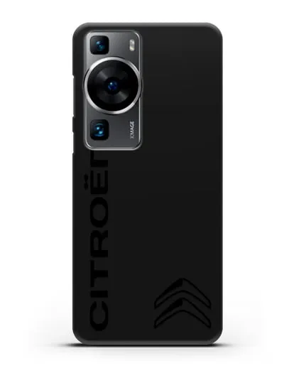 Чехол с надписью Citroen и логотипом силиконовый для Huawei P60