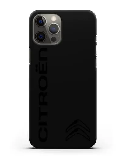 Чехол с надписью Citroen и логотипом силиконовый для iPhone 12 Pro Max