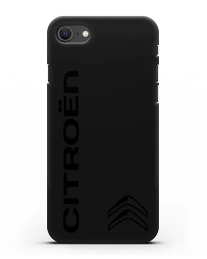 Чехол с надписью Citroen и логотипом силиконовый для iPhone SE 2020