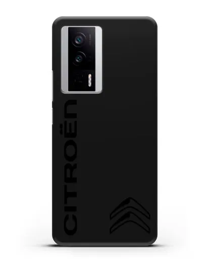 Чехол с надписью Citroen и логотипом силиконовый для Xiaomi Poco F5 Pro