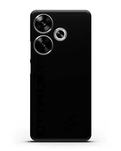 Чехол с надписью Citroen и логотипом силиконовый для Xiaomi Poco F6