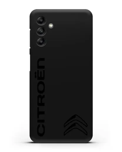 Чехол с надписью Citroen и логотипом силиконовый для Samsung Galaxy A04s [SM-A047]