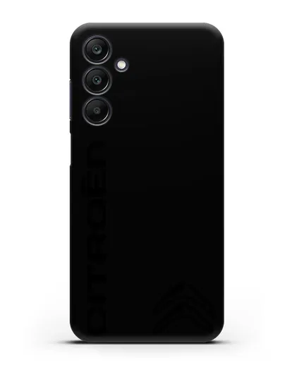 Чехол с надписью Citroen и логотипом силиконовый для Samsung Galaxy A25 [SM-A256]