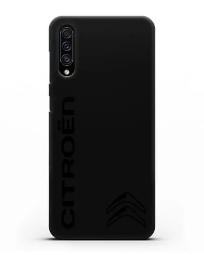 Чехол с надписью Citroen и логотипом силиконовый для Samsung Galaxy A30s [SM-A307FN]