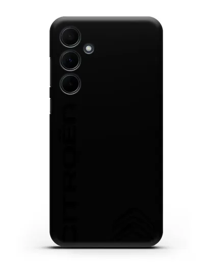 Чехол с надписью Citroen и логотипом силиконовый для Samsung Galaxy A35 [SM-A356]
