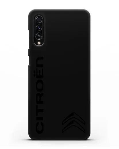 Чехол с надписью Citroen и логотипом силиконовый для Samsung Galaxy A70s [SM-A707F]