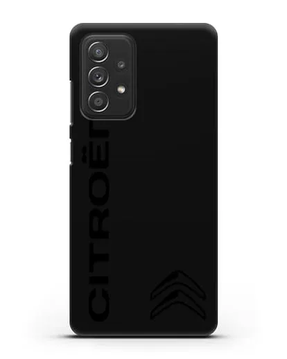 Чехол с надписью Citroen и логотипом силиконовый для Samsung Galaxy A53