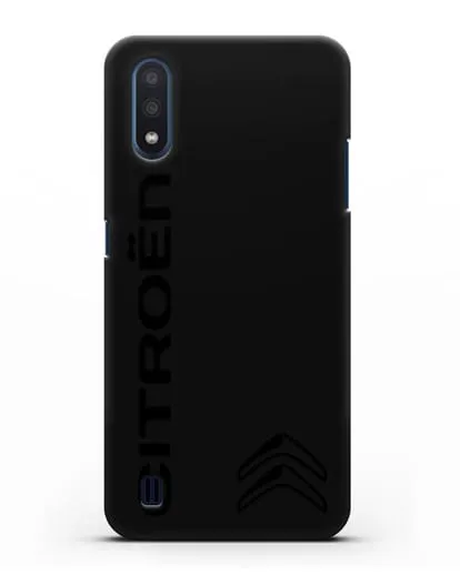 Чехол с надписью Citroen и логотипом силиконовый для Samsung Galaxy M01 [SM-M015F]