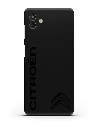 Чехол с надписью Citroen и логотипом силиконовый для Samsung Galaxy M13 [SM-M135]