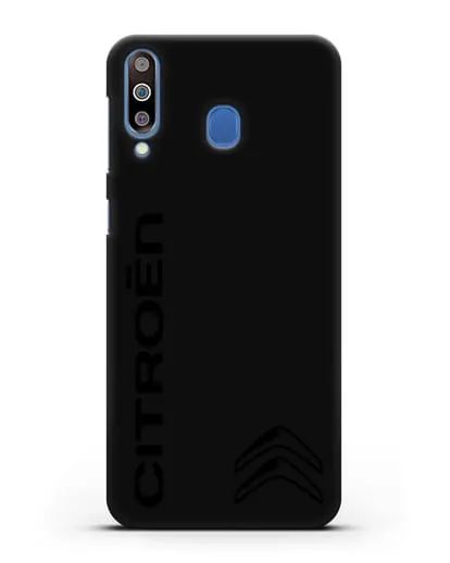 Чехол с надписью Citroen и логотипом силиконовый для Samsung Galaxy M30 [SM-M305F]