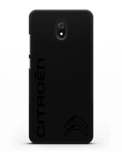 Чехол с надписью Citroen и логотипом силиконовый для Xiaomi Redmi 8A