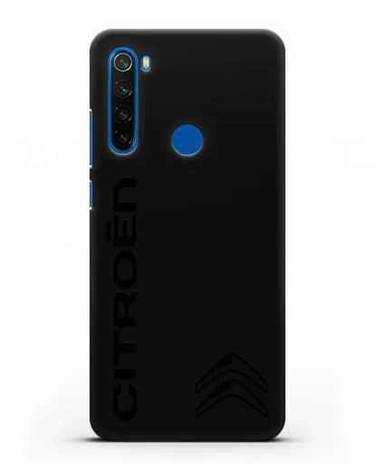 Чехол с надписью Citroen и логотипом силиконовый для Xiaomi Redmi Note 8