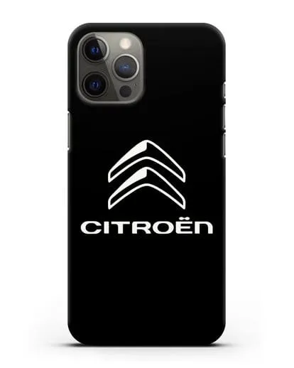Чехол с логотипом Citroen силиконовый для iPhone 12 Pro Max