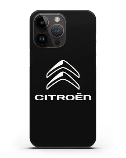Чехол с логотипом Citroen силиконовый для iPhone 14 Pro Max