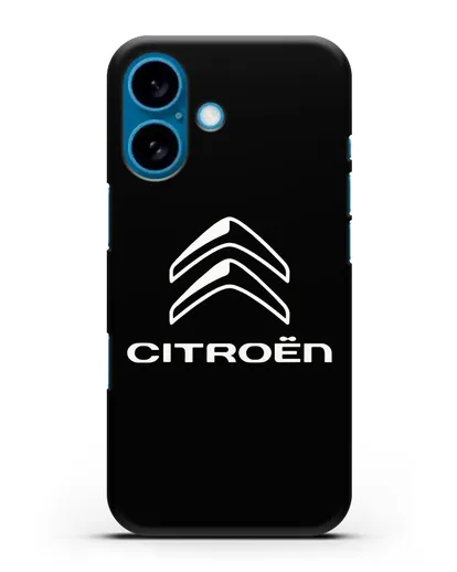 Чехол с логотипом Citroen силиконовый для iPhone 16