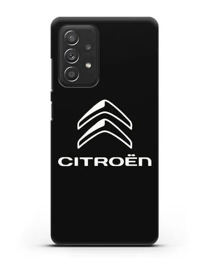 Чехол с логотипом Citroen силиконовый для Samsung Galaxy A53