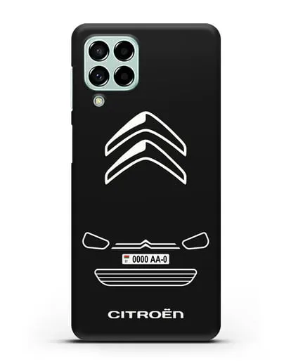 Чехол Citroen с автомобильным номером силиконовый для Samsung Galaxy M53 [SM-M536]