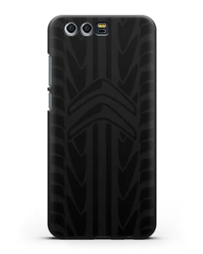 Чехол c эмблемой Citroen с протектором шин силиконовый для Honor 9