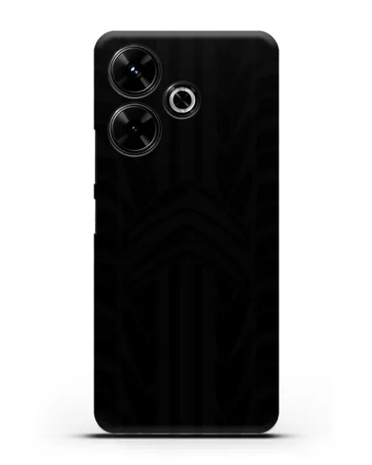 Чехол c эмблемой Citroen с протектором шин силиконовый для Xiaomi Poco M6