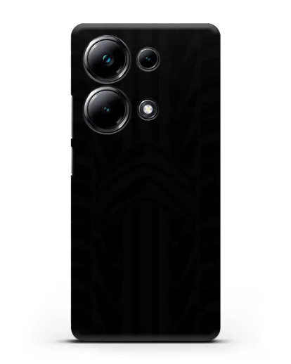 Чехол c эмблемой Citroen с протектором шин силиконовый для Xiaomi Poco M6 Pro