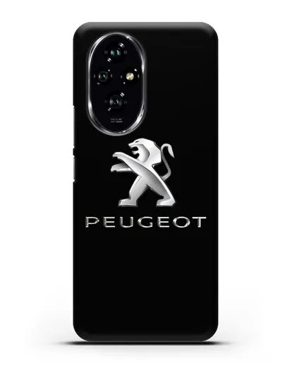 Чехол с логотипом Peugeot силиконовый для Honor 200