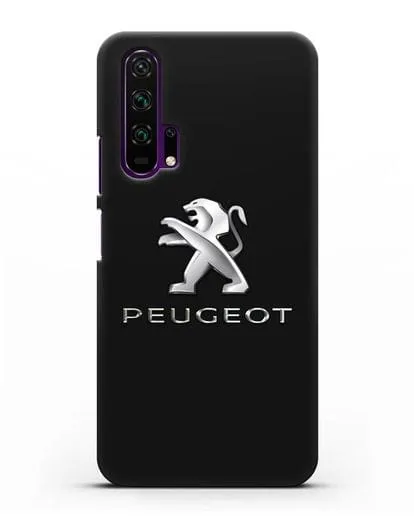 Чехол с логотипом Peugeot силиконовый для Honor 20 Pro