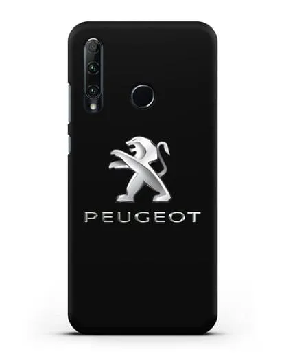 Чехол с логотипом Peugeot силиконовый для Honor 20e