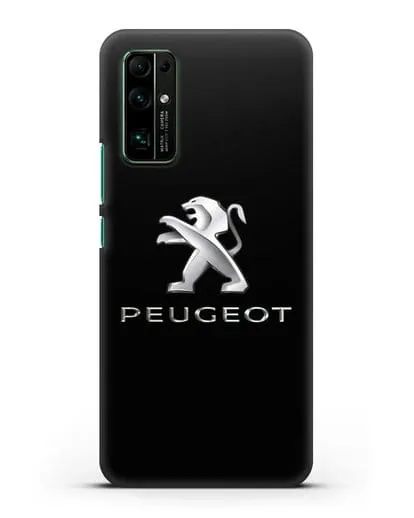 Чехол с логотипом Peugeot силиконовый для Honor 30