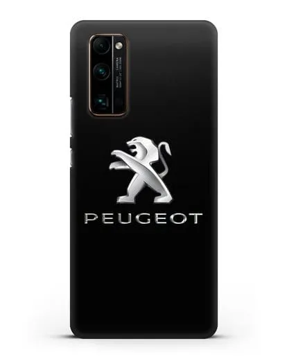 Чехол с логотипом Peugeot силиконовый для Honor 30 Pro Plus