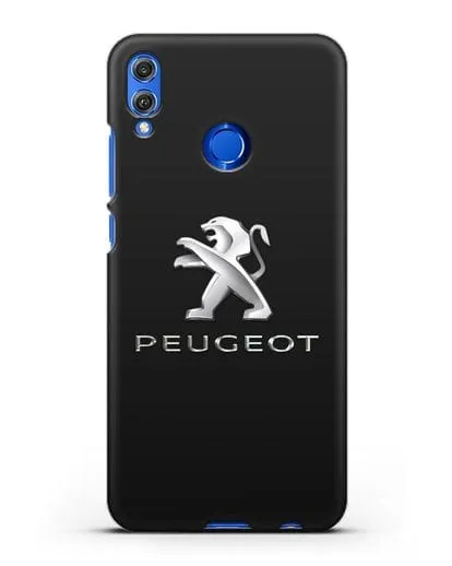 Чехол с логотипом Peugeot силиконовый для Honor 8X