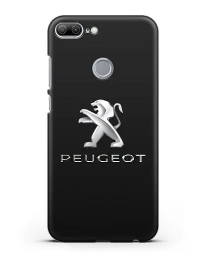 Чехол с логотипом Peugeot силиконовый для Honor 9 Lite