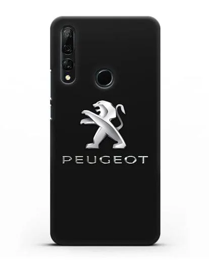 Чехол с логотипом Peugeot силиконовый для Honor 9X