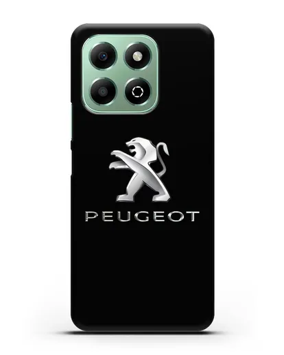 Чехол с логотипом Peugeot силиконовый для Honor X6b