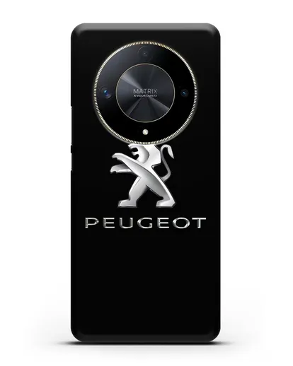 Чехол с логотипом Peugeot силиконовый для Honor X9b