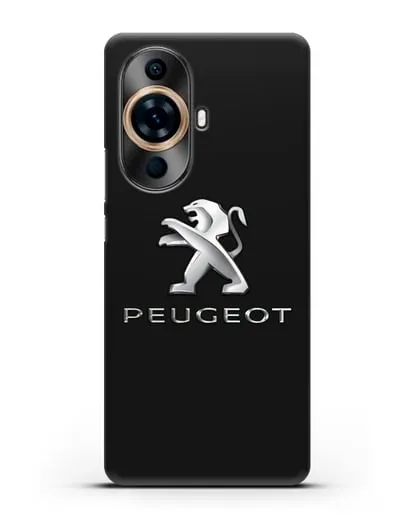 Чехол с логотипом Peugeot силиконовый для Huawei Nova 11 Pro