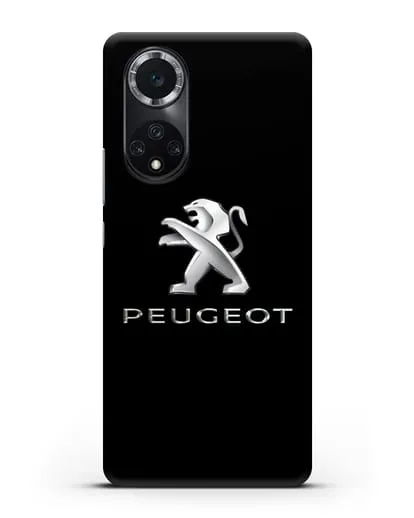 Чехол с логотипом Peugeot силиконовый для Huawei Nova 9