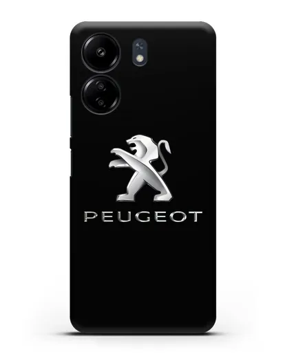 Чехол с логотипом Peugeot силиконовый для Xiaomi Poco C65