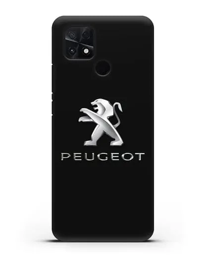 Чехол с логотипом Peugeot силиконовый для Xiaomi Poco C40