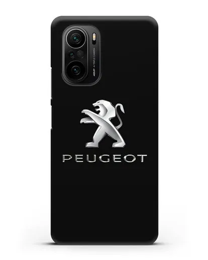 Чехол с логотипом Peugeot силиконовый для Xiaomi Poco F3 Pro
