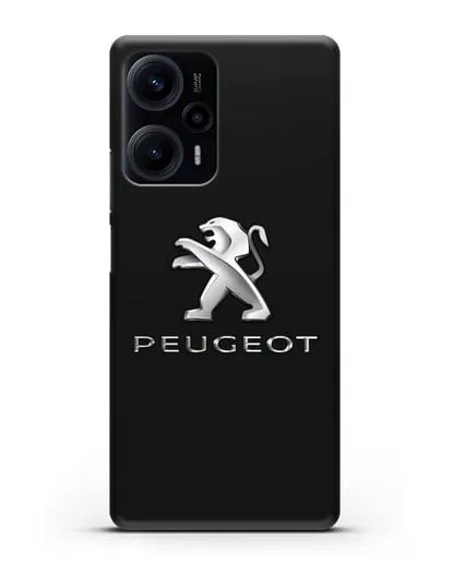 Чехол с логотипом Peugeot силиконовый для Xiaomi Poco F5