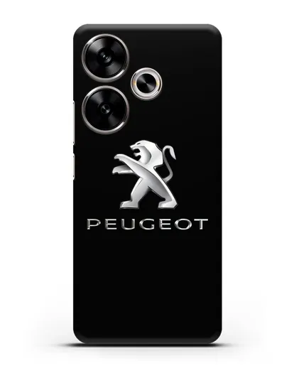 Чехол с логотипом Peugeot силиконовый для Xiaomi Poco F6