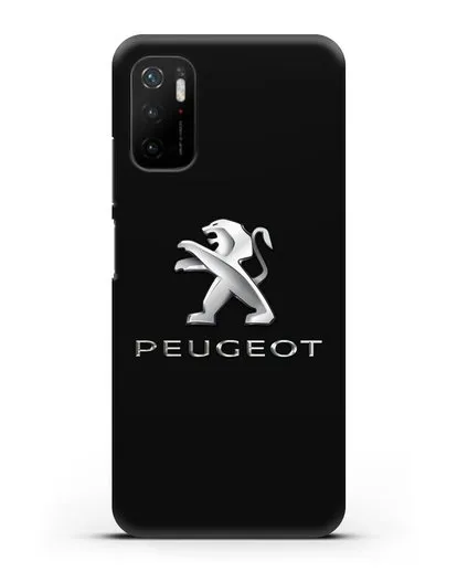 Чехол с логотипом Peugeot силиконовый для Xiaomi Poco M3 Pro